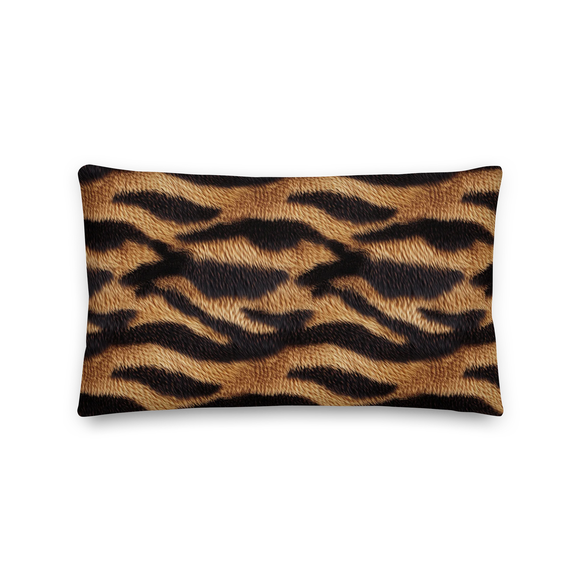 Luxe Faux Fur Pillow with Leopard Print Design product image (2)