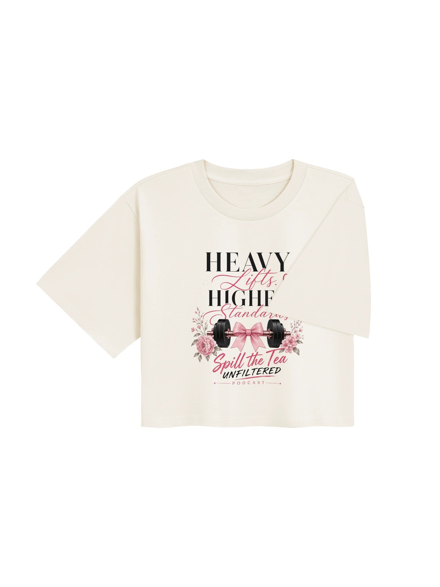 Heavy Lifts Higher Standards Crop Tee product image (12)