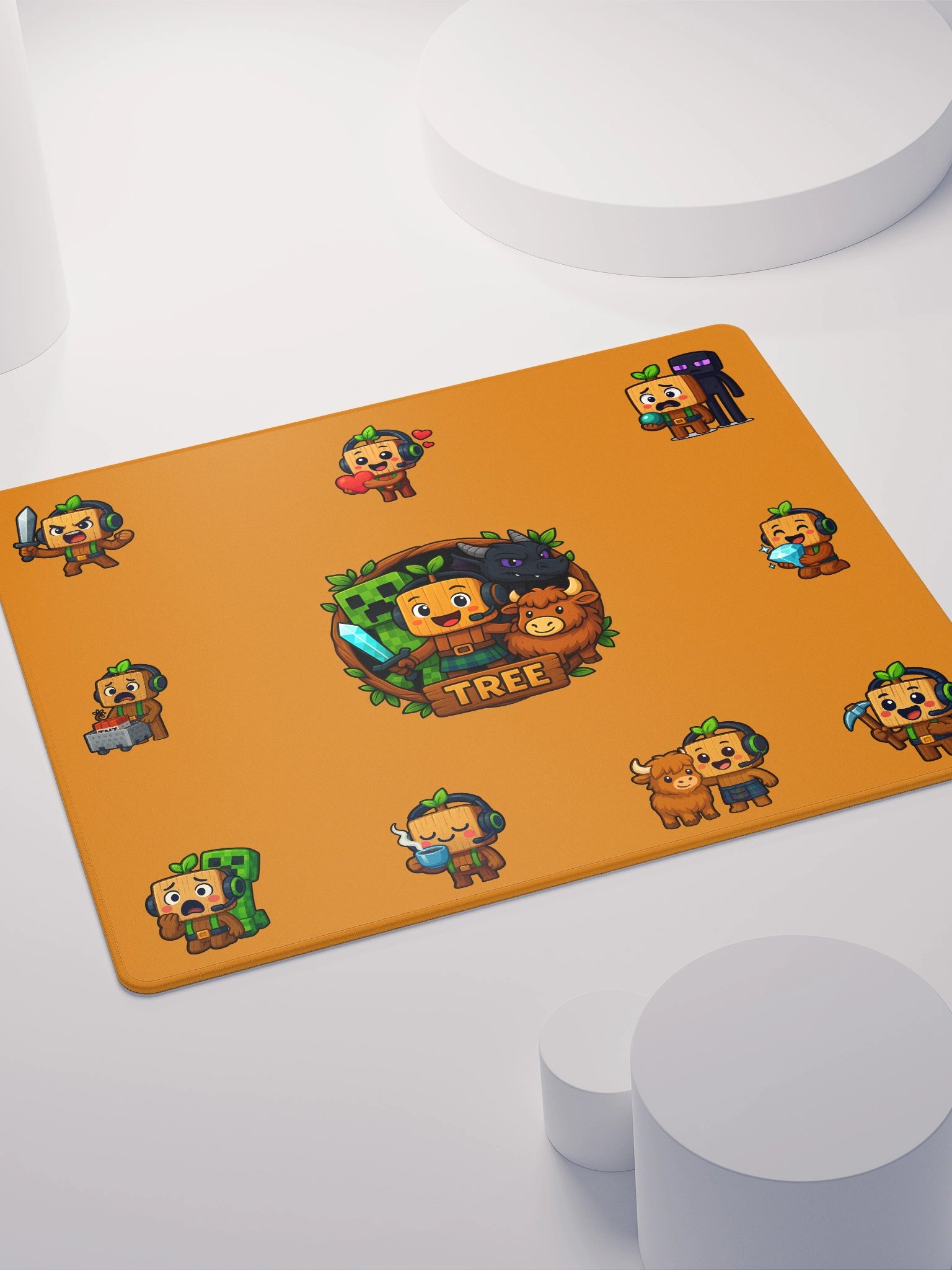 Tree Mouse Mat Orange product image (4)