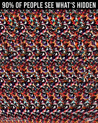 It's one of my Stereogram designs. Unfocus to see the hidden image,