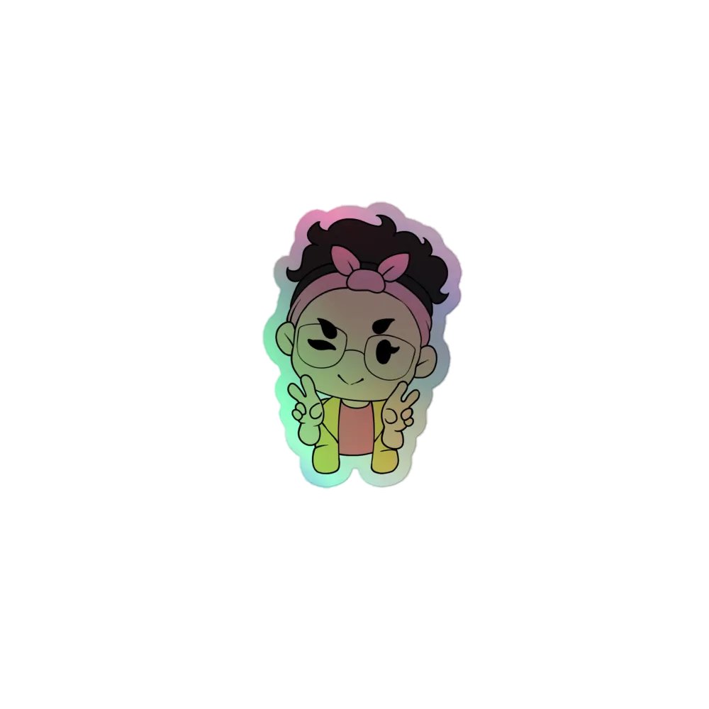 Holographic Happy Kea Sticker product image (1)