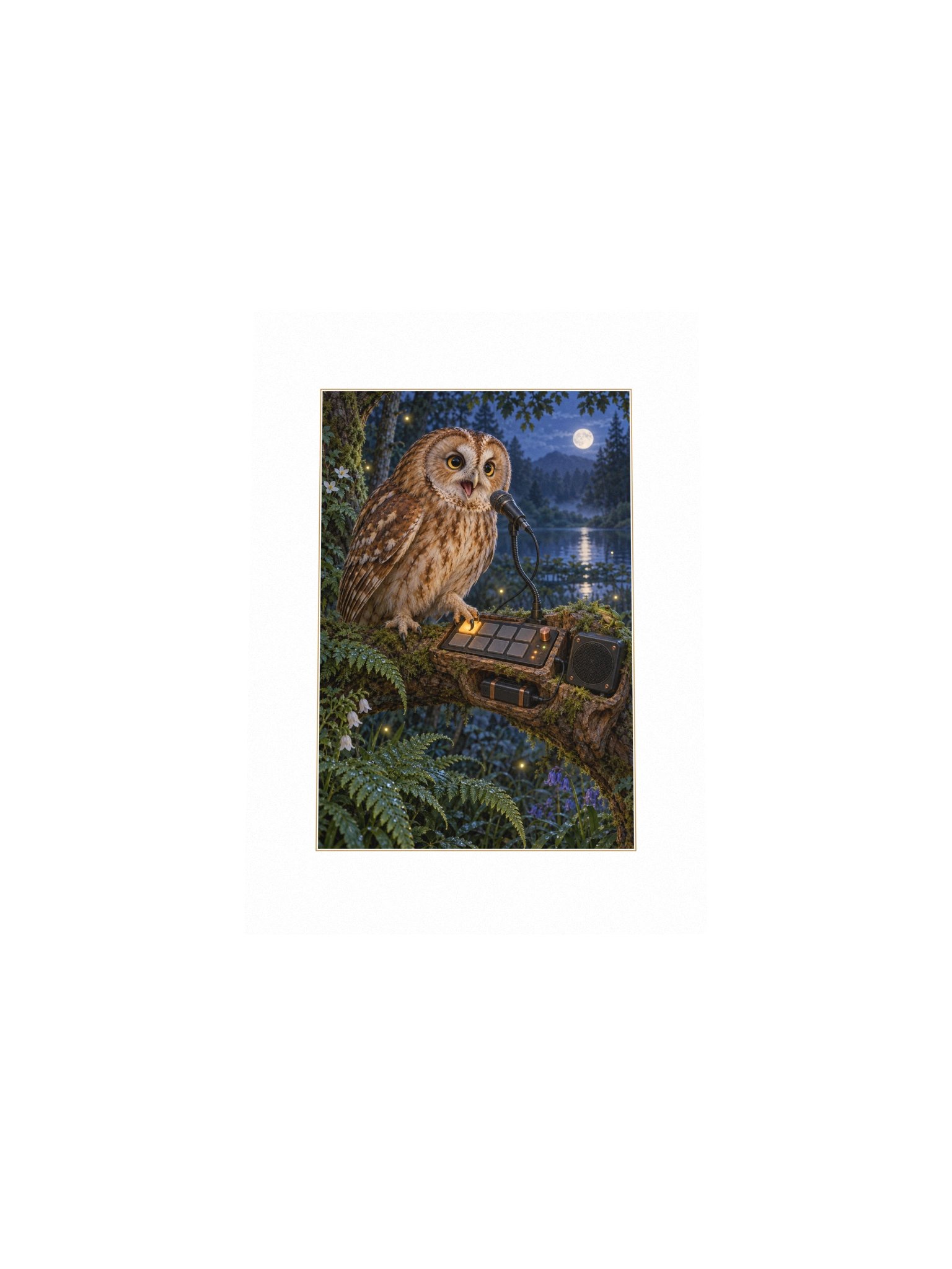 Hoot Loop Small Art Print product image (4)