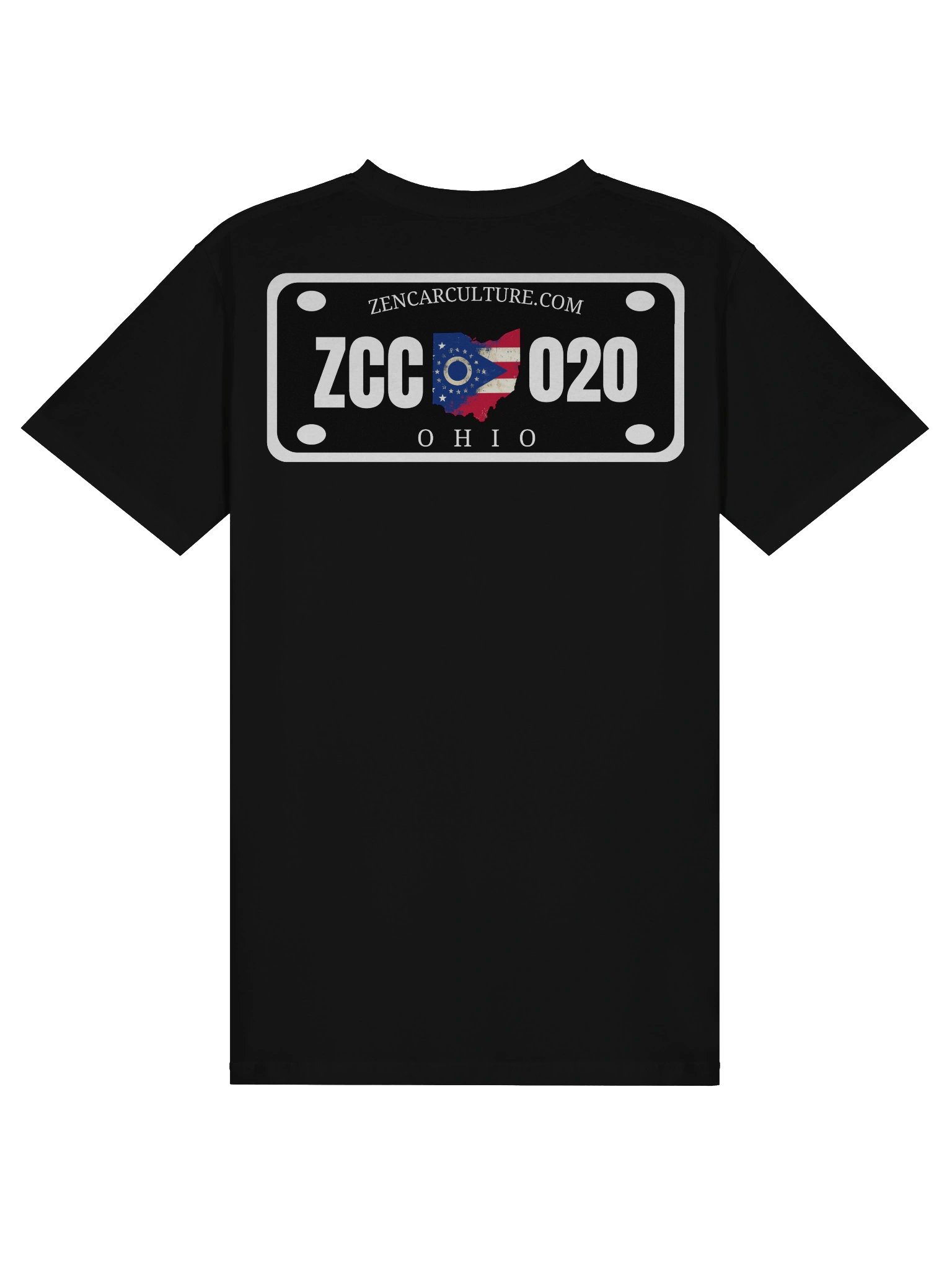 ZCC OHIO LICENSE PLATE PREMIUM TEE product image (1)