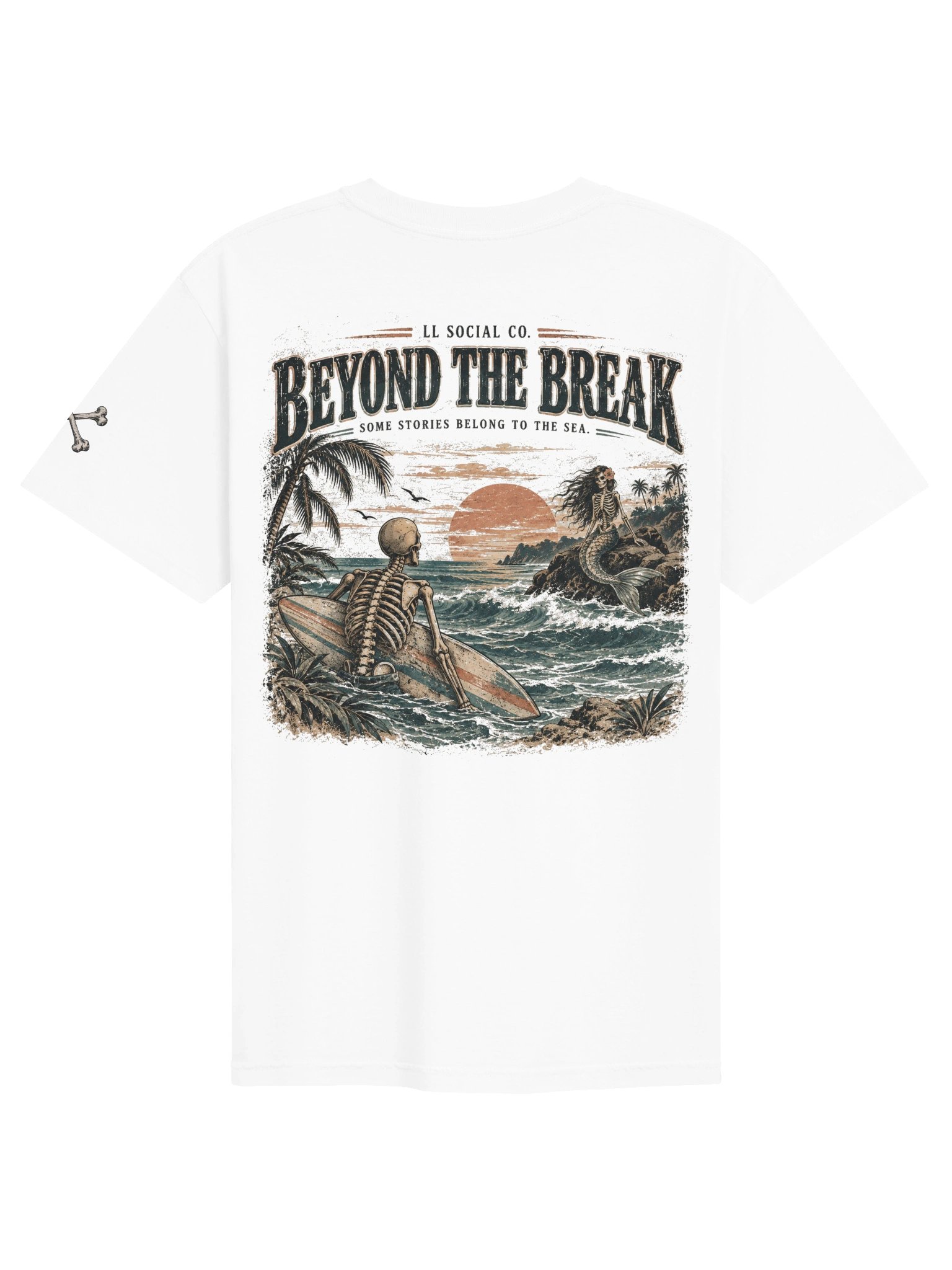 Beyond the Break Comfort Colors Tee — Coastal Skellie Edit product image (2)