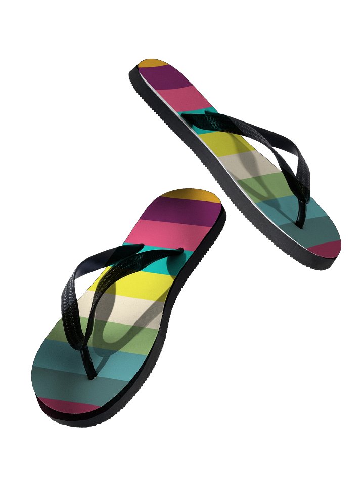 Striped Summer Bliss Flip-Flops product image (2)