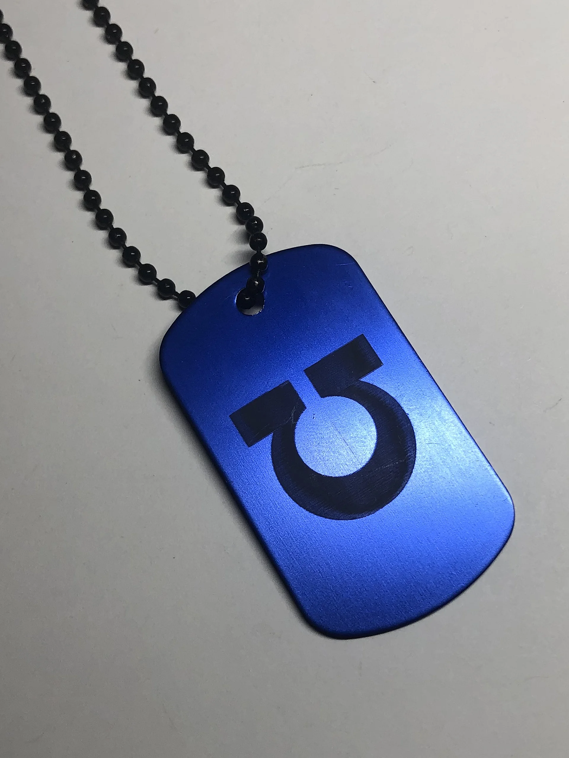 DISCIPLINE - Engraved Dog Tag Pendant Necklace product image (1)