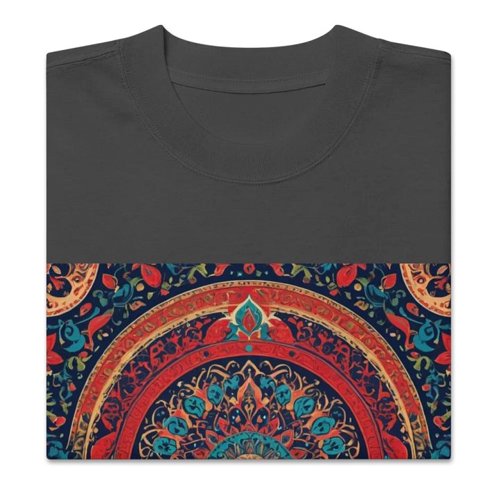 T-Shirt with Persian Carpet Design Mix of Beautiful Colors product image (2)