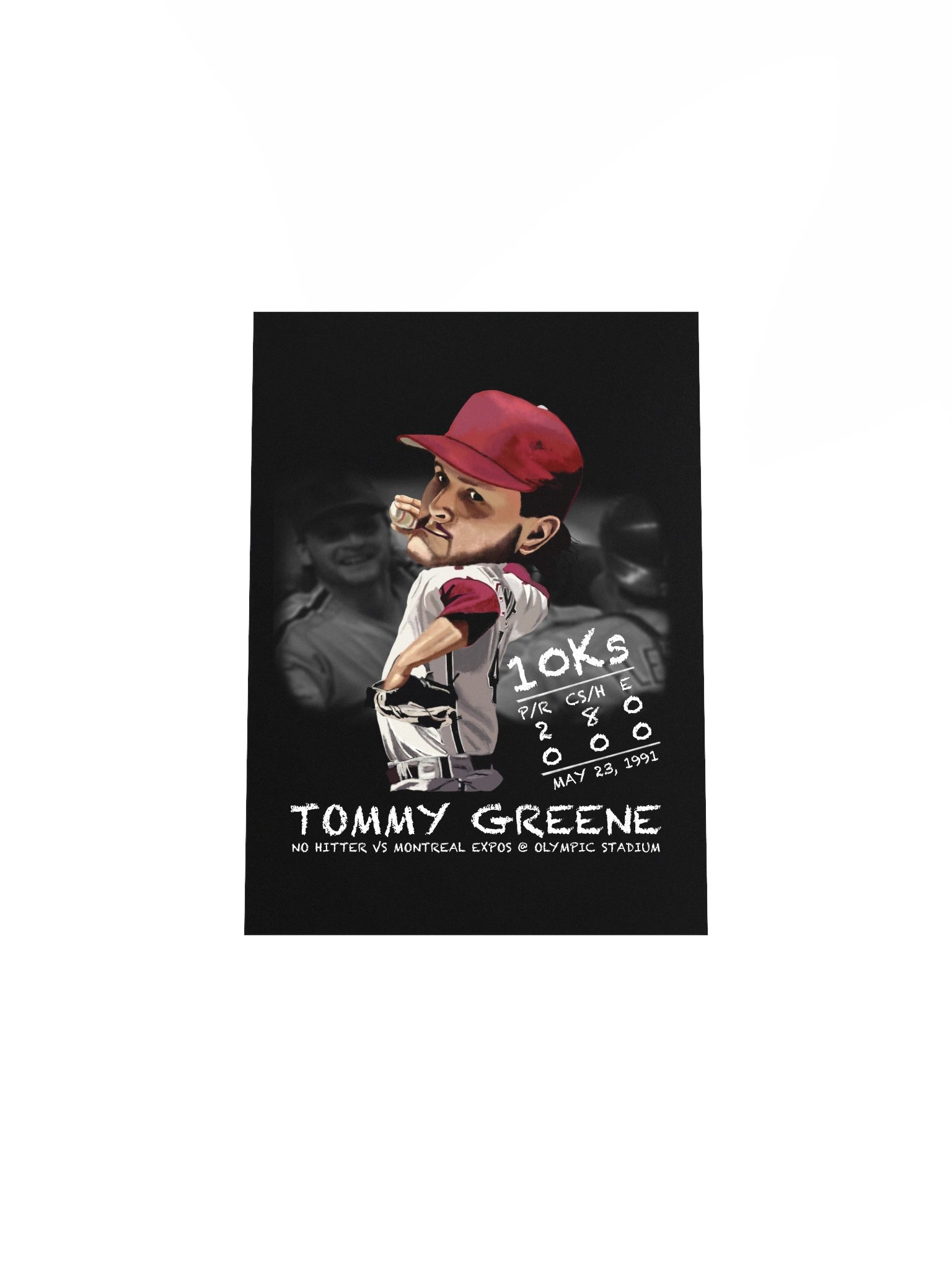 Tommy Greene No-Hitter Art Print product image (4)