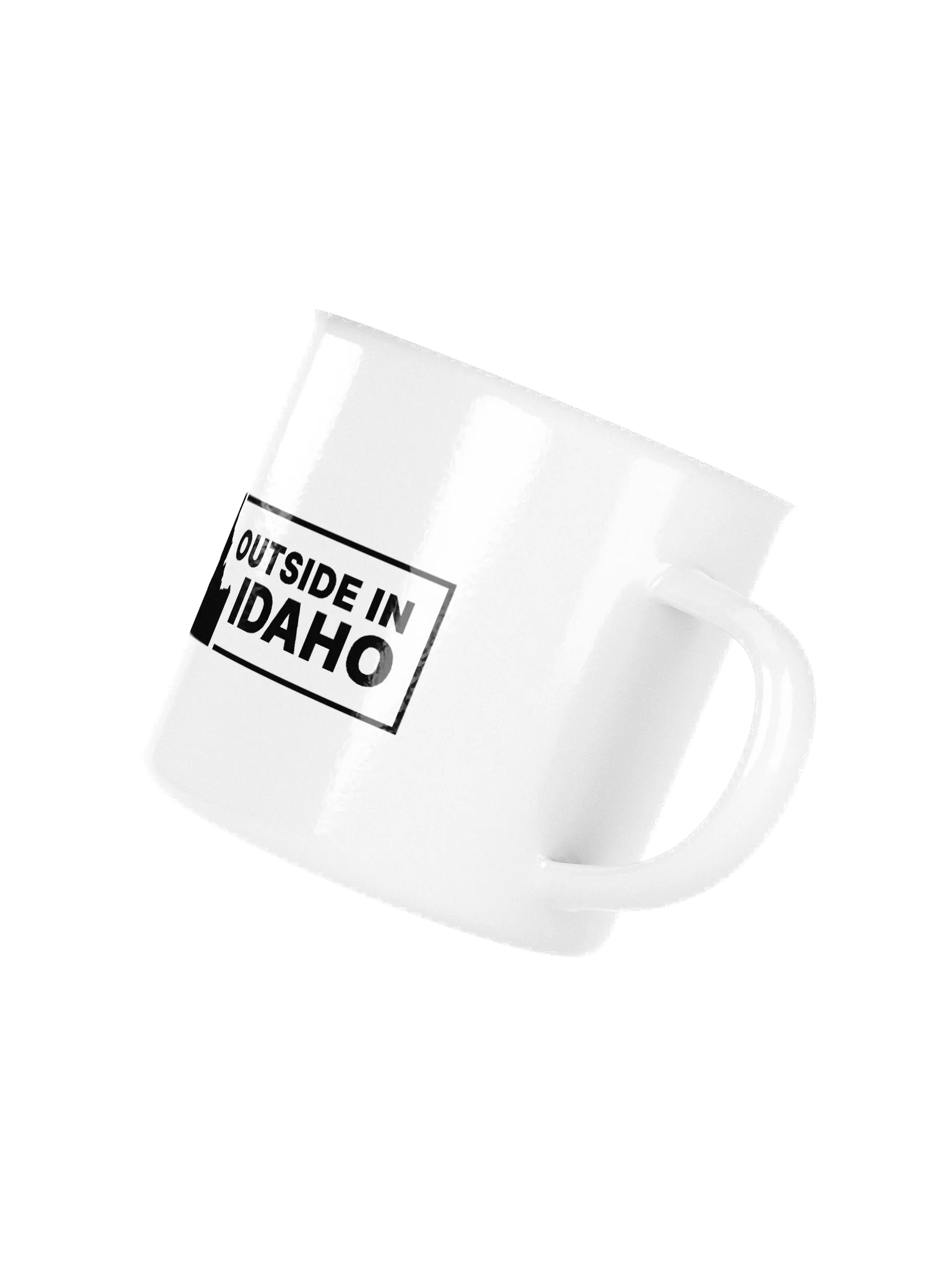 Outside in Idaho Enamel Mug product image (3)