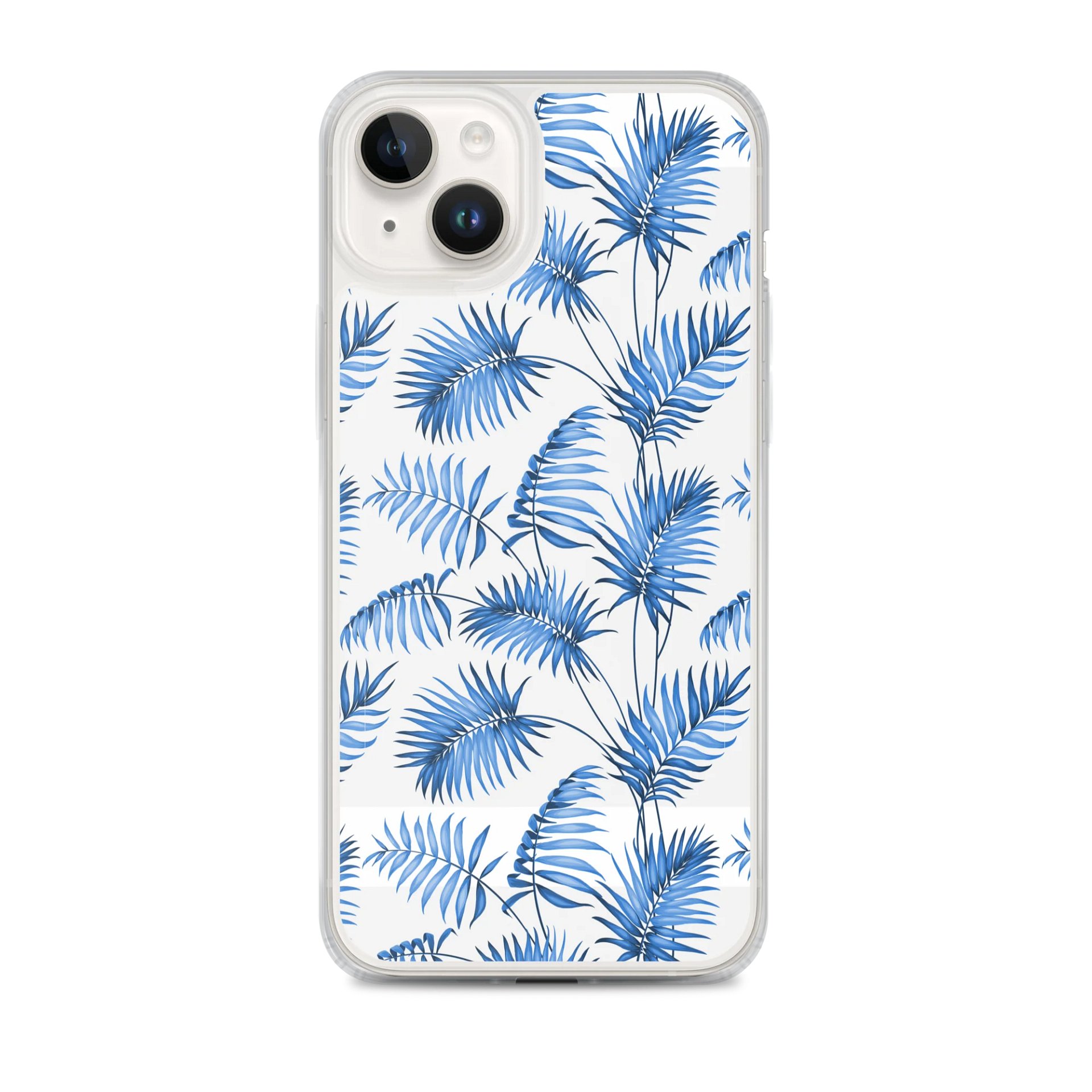 Cute MagSafe Clear iPhone Case Elegant Botanical Leaves product image (1)