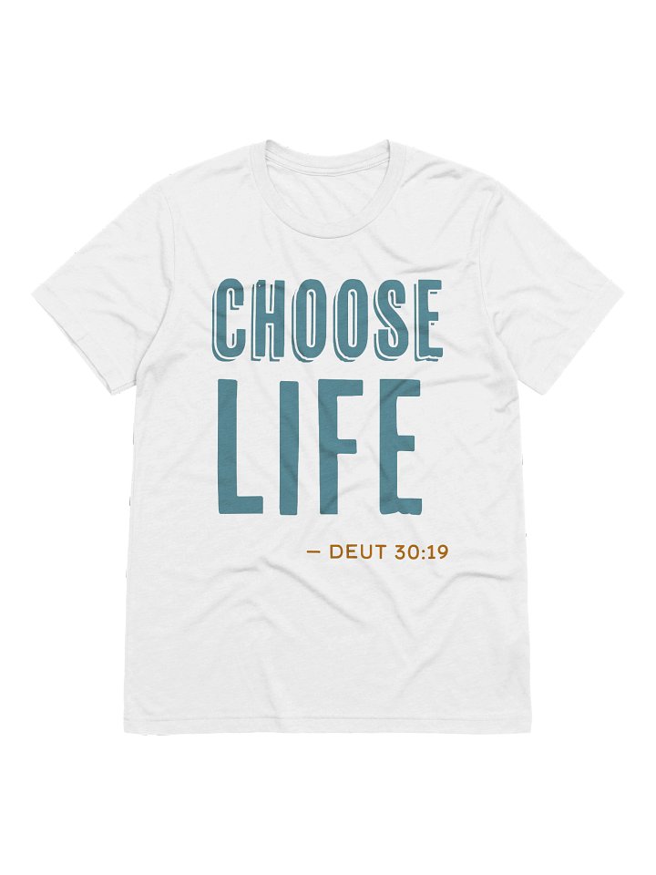 Choose Life Deuteronomy 30:19 Pro-Life Premium Tee product image (1)