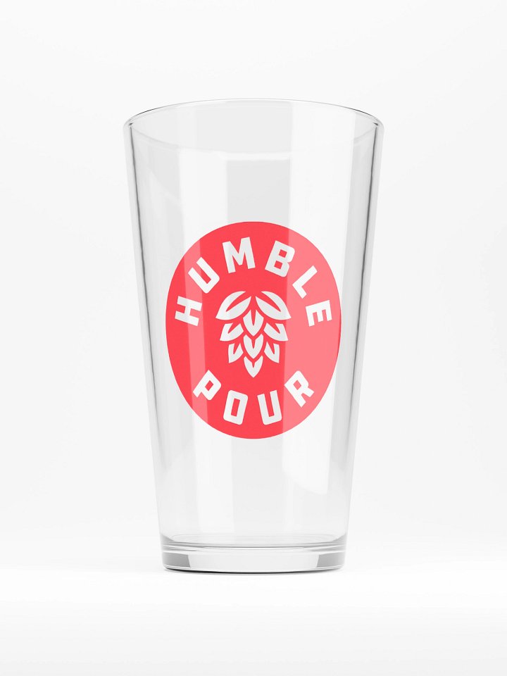 Humble Pour Badge | Pint Glass product image (1)