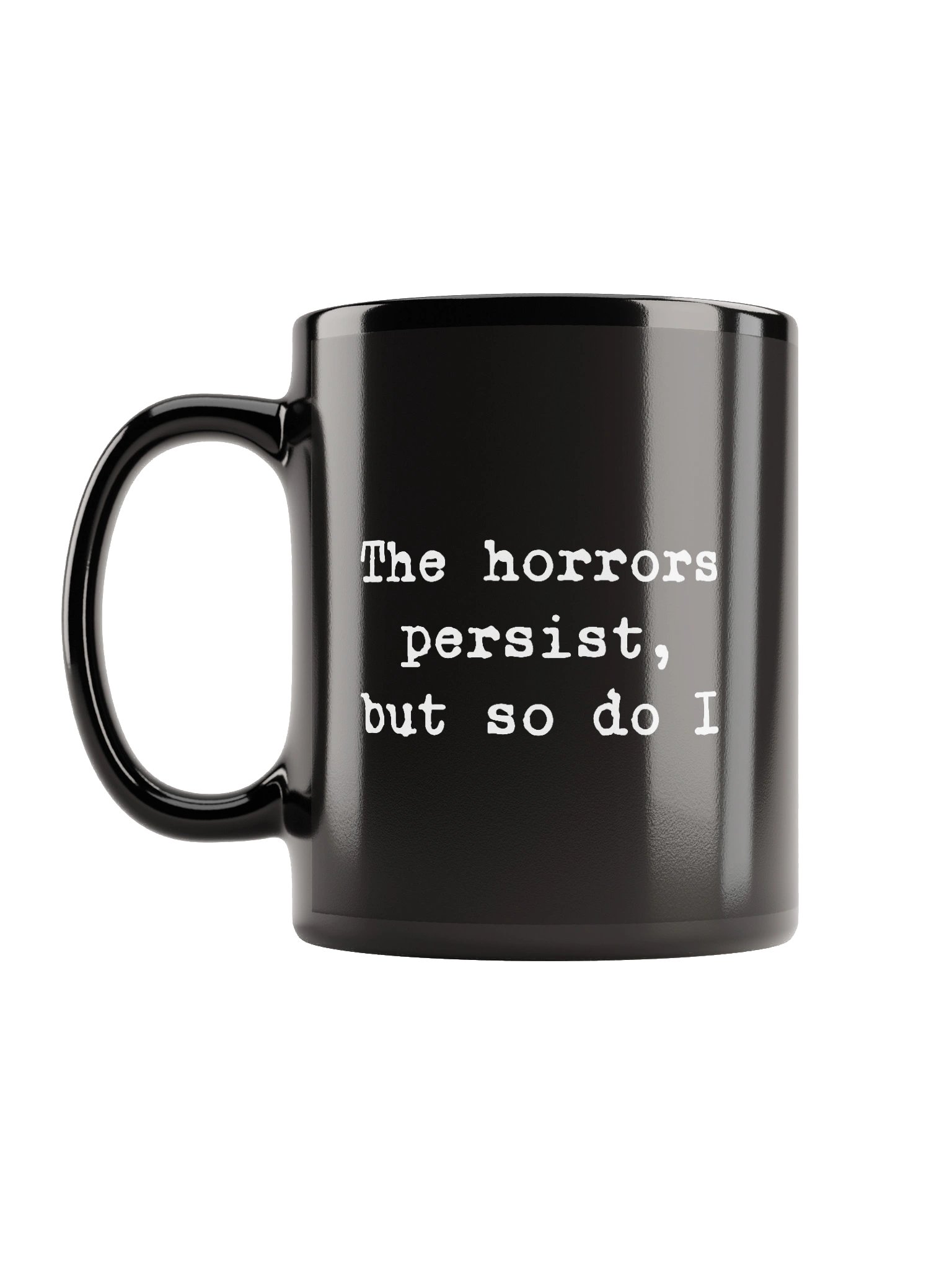 Persisting Horrors Black Mug product image (6)
