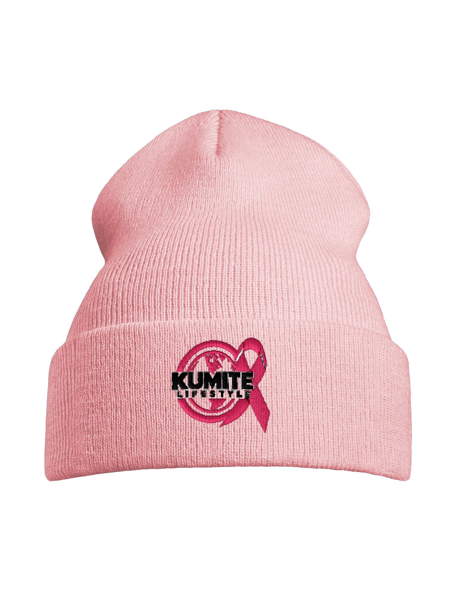 Kumite Lifestyle Pink Ribbon Logo Cuffed Beanie product image (13)