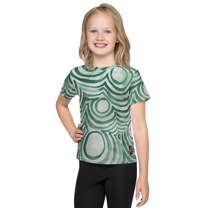 "Green Swirl" Kid's Tee product image (1)