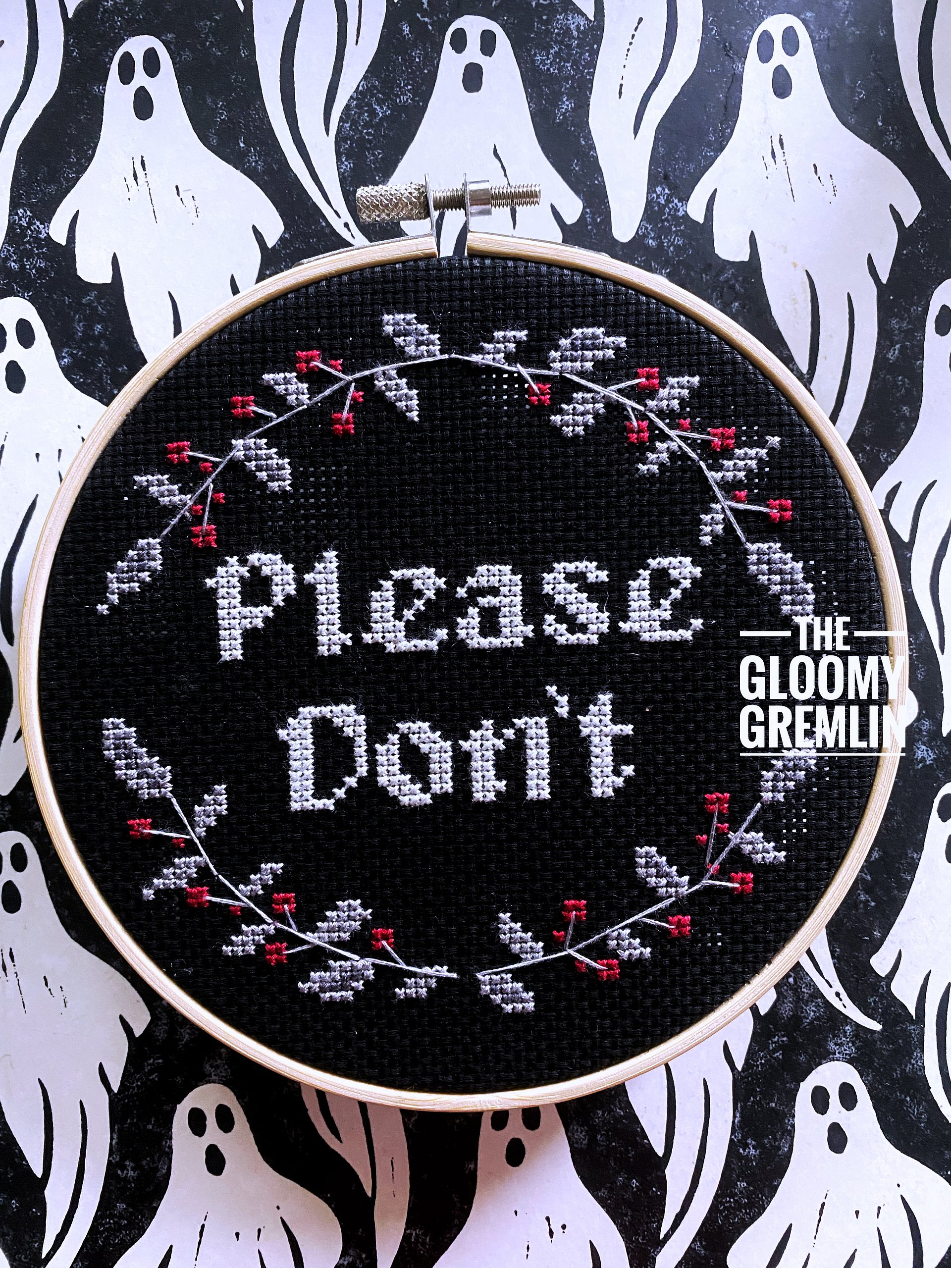 Please Don't - 6" Stitched Piece product image (2)