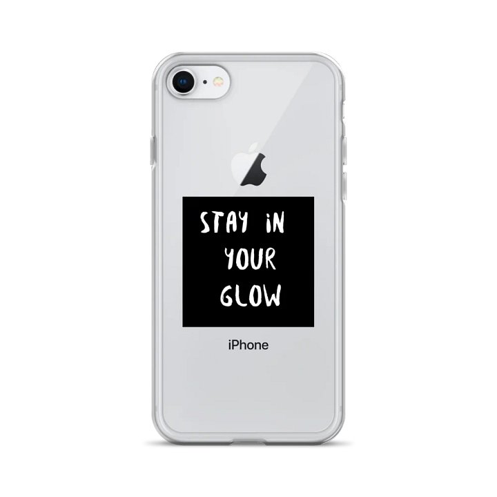STAY IN YOUR GLOW iPhone® Clear Case product image (28)