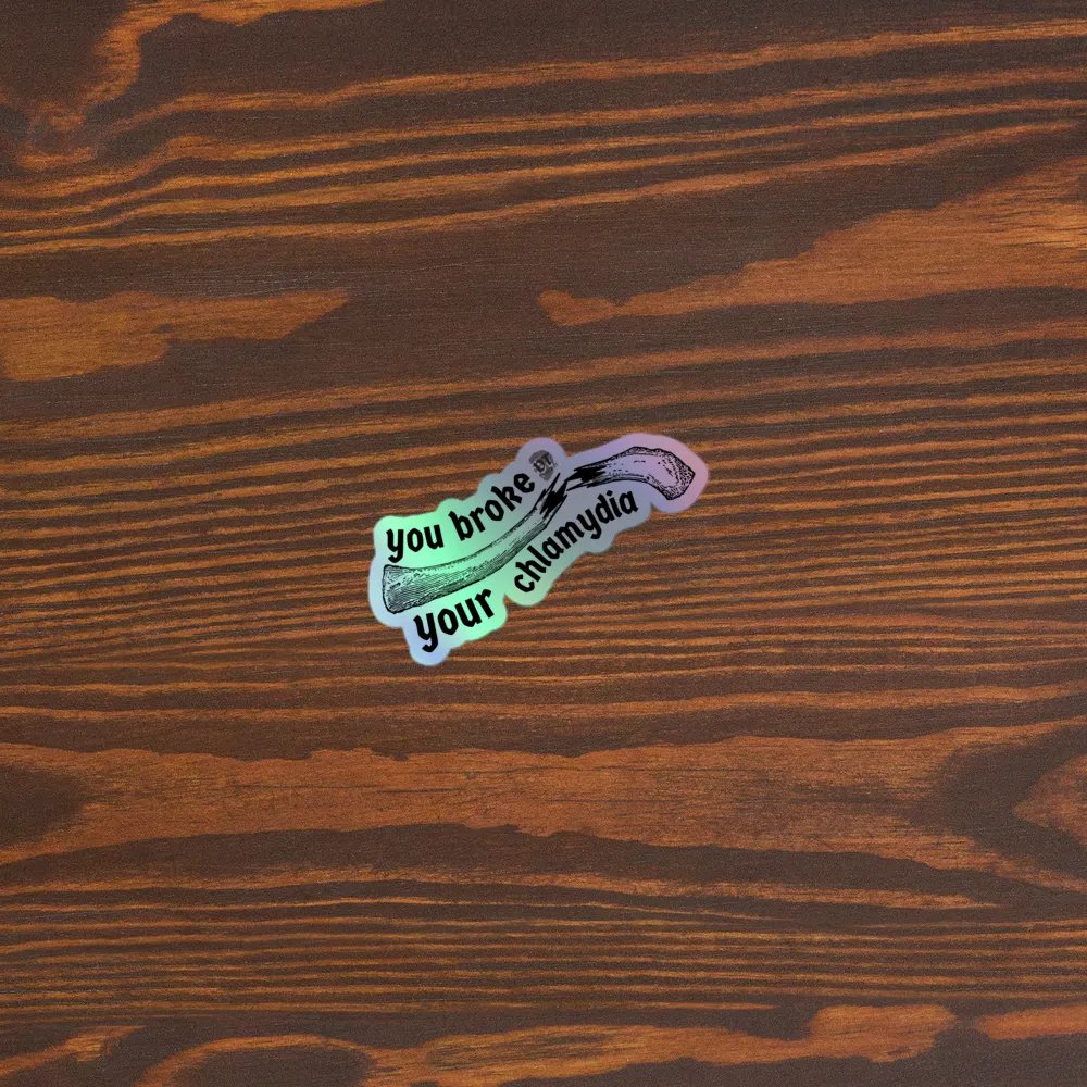 Broken Chlamydia sticker product image (3)