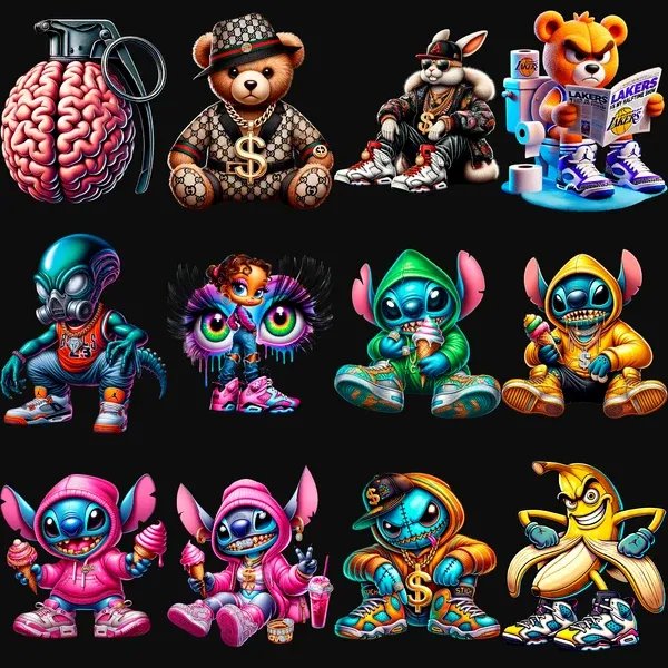 900+ Streetwear Designs Mega Bundle product image (7)