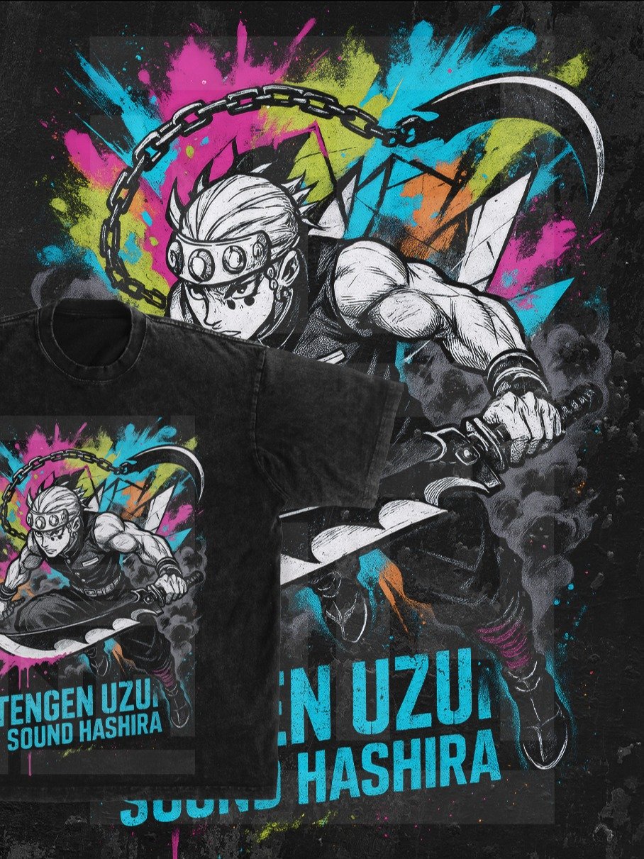 Tengen Uzui Demon slayer | Kimetsu no Yaiba t-shirt PNG design product image (1)