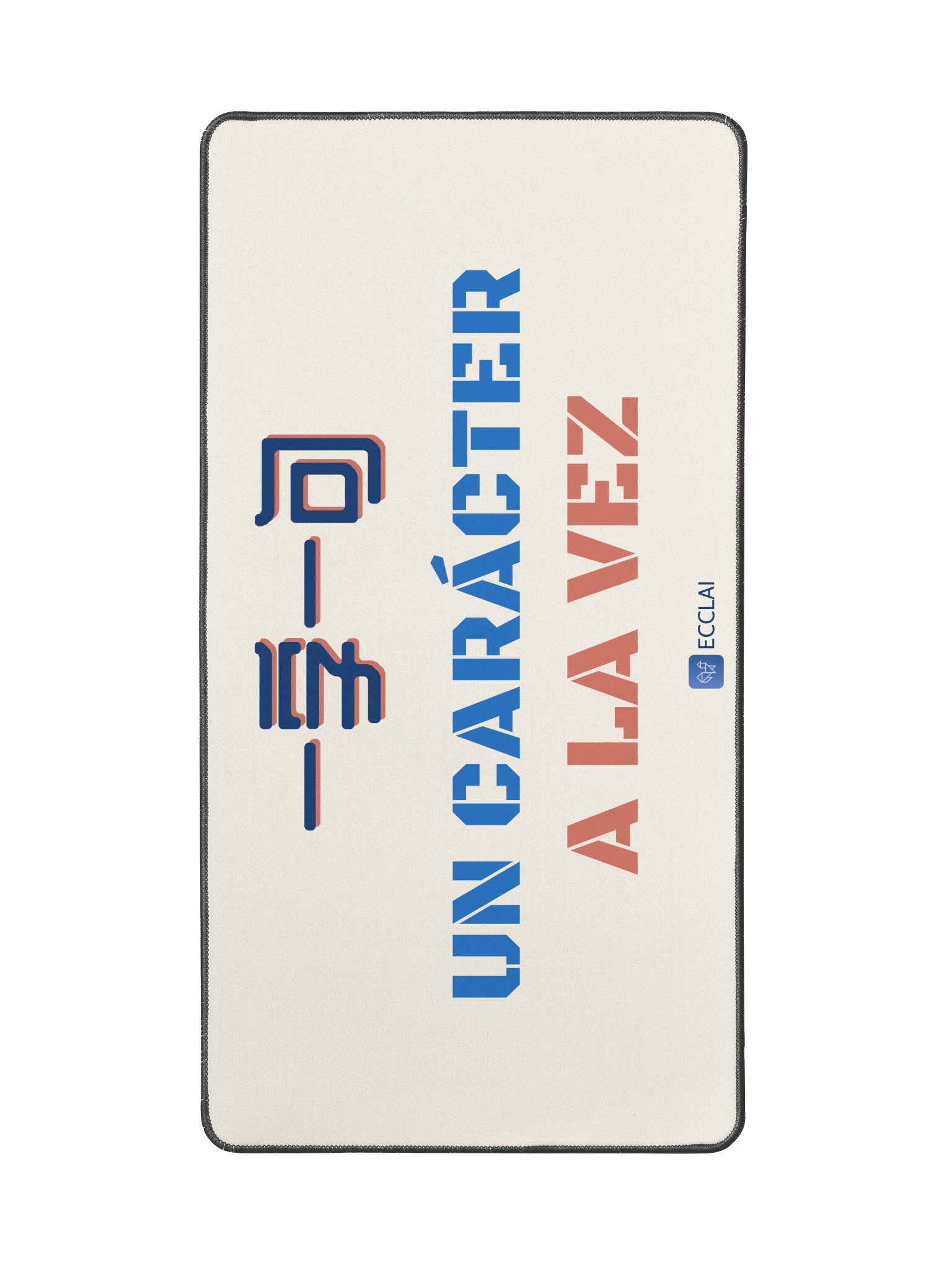 Mouse pad XL ECCLAI - Un carácter a la vez product image (2)