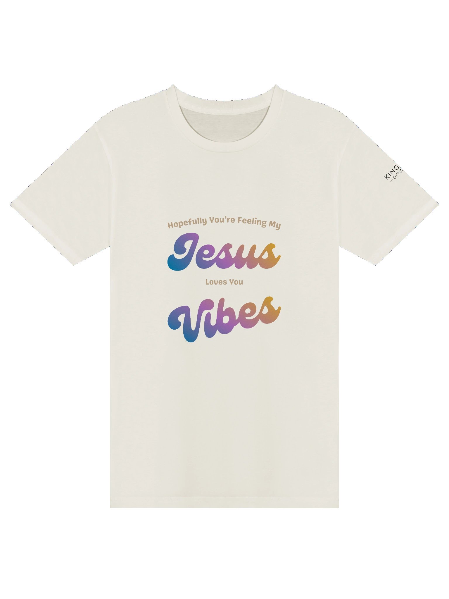 Jesus Vibes Signature Tee – Light product image (1)