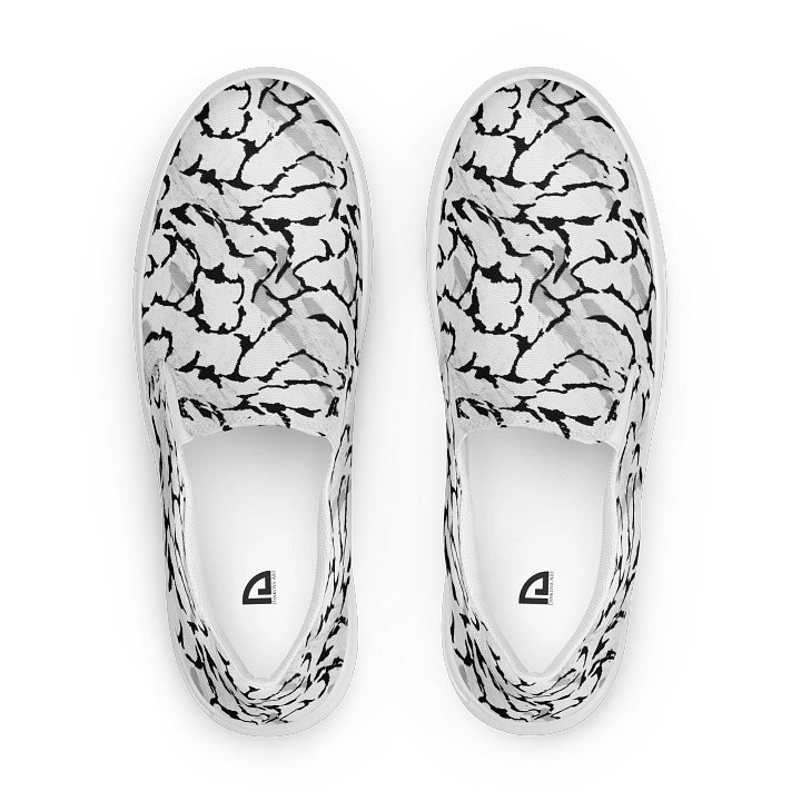 Black White Canvas Shoes product image (1)