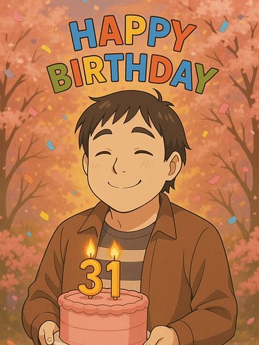 Turned 31 today .