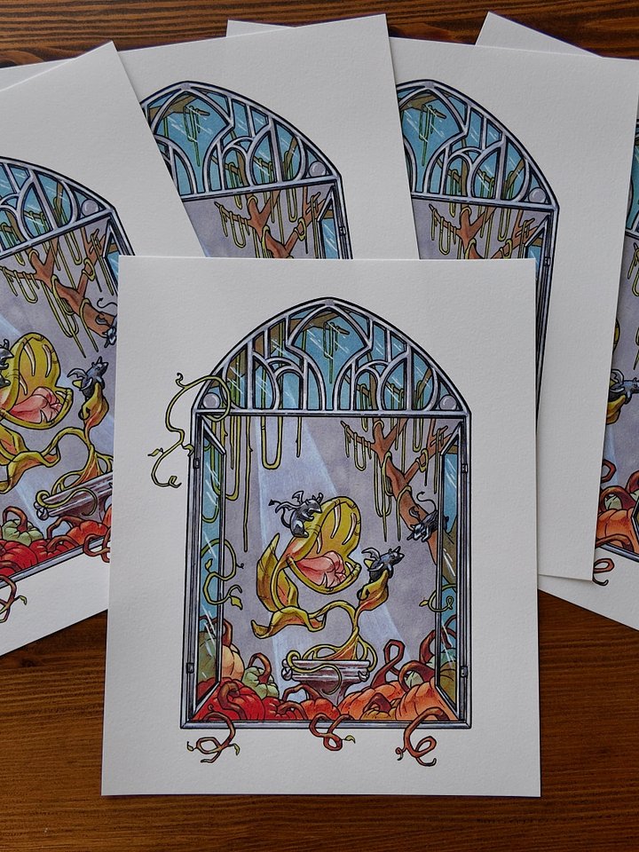 Moonlit Conservatory Print product image (1)