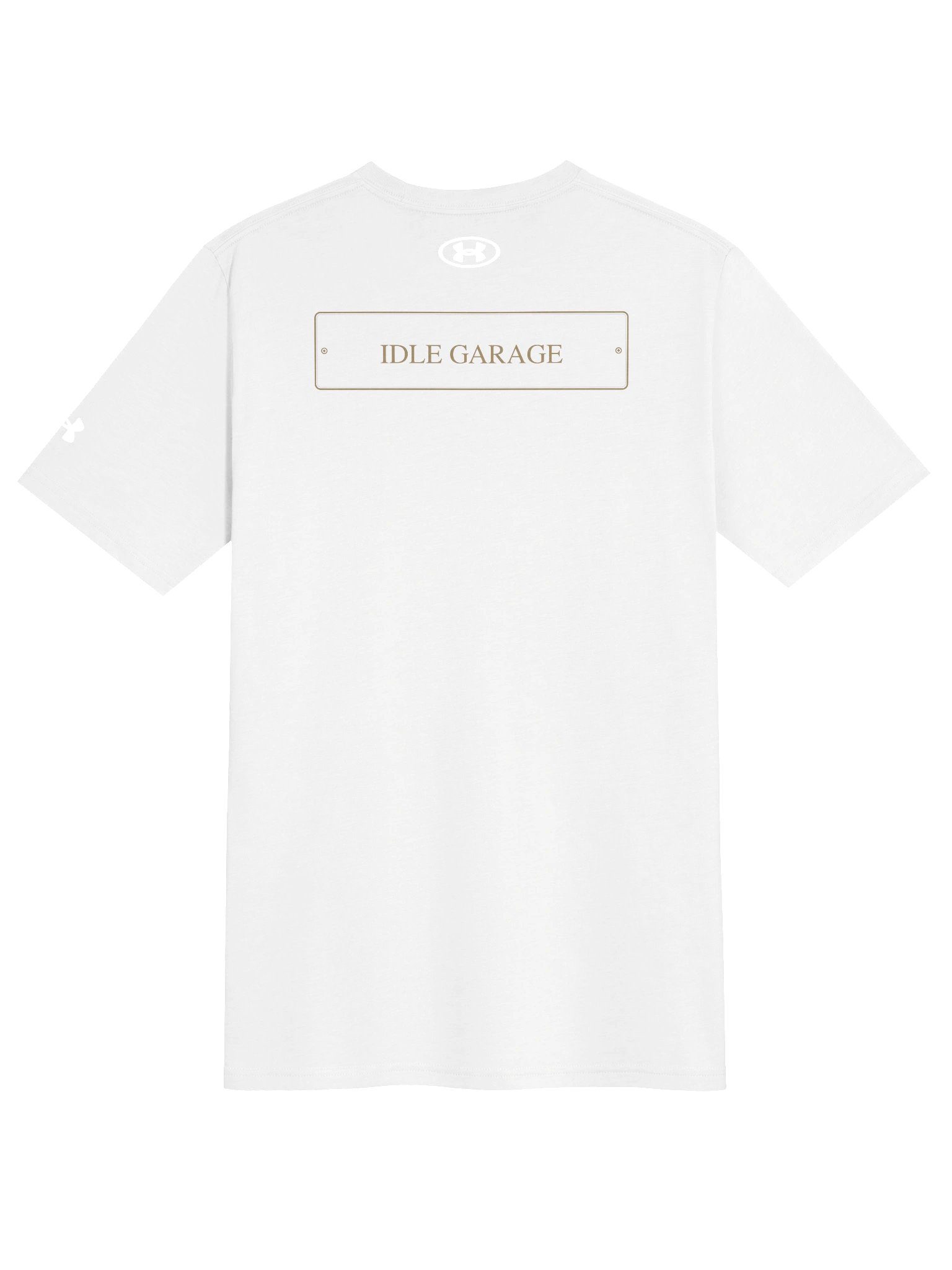 Idle Garage Gold Text Athletic Tee product image (2)