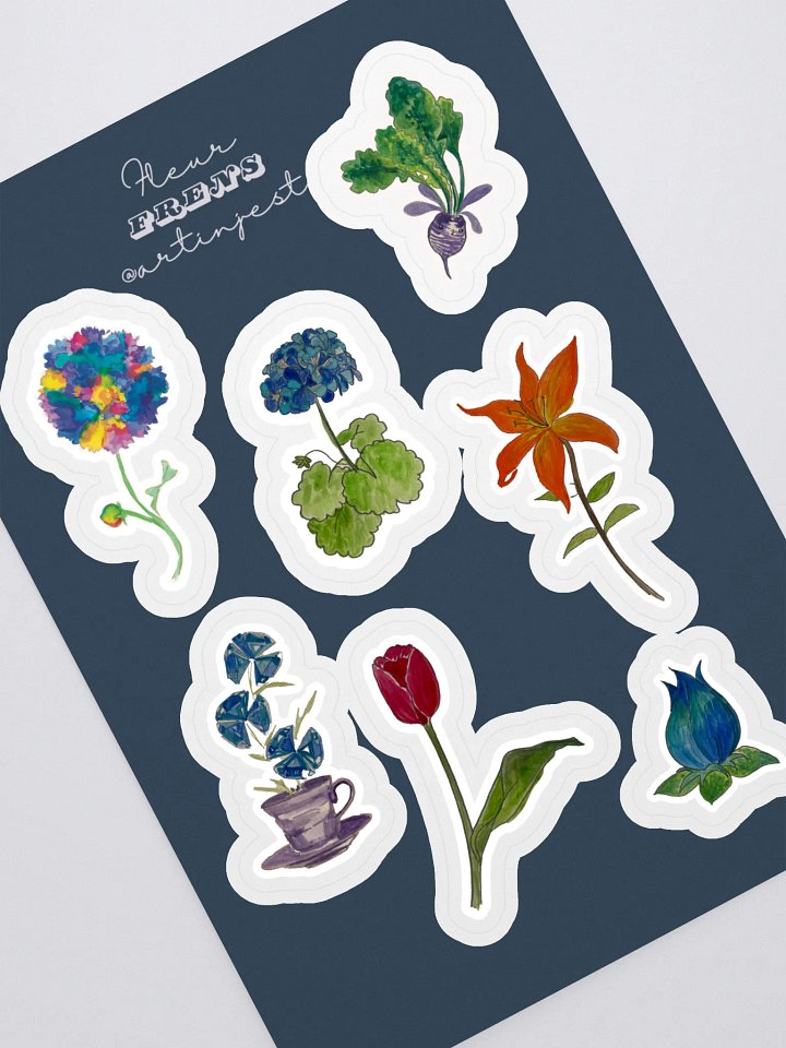 This Bouquet Sticker Sheet 3 product image (1)