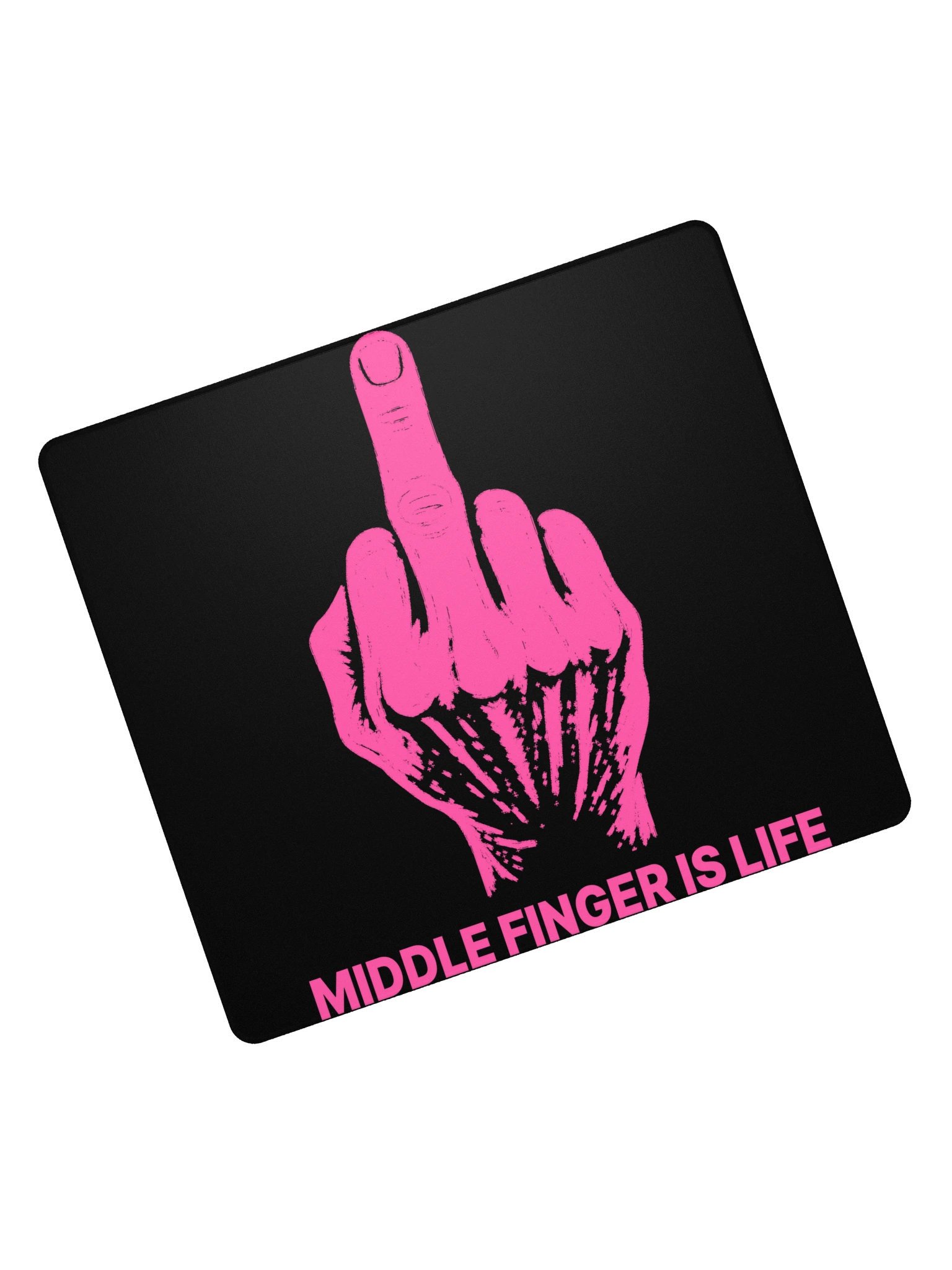 No ShopCo | Gaming Mouse Pad - Pink on Black product image (7)