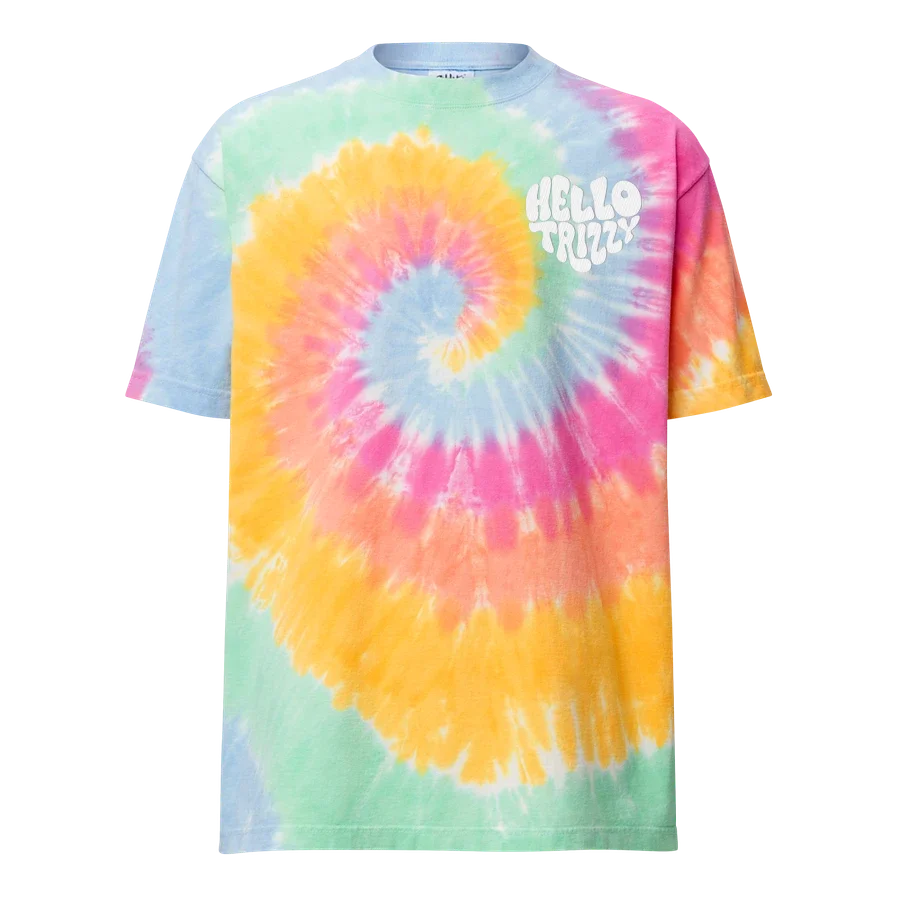 Heart Logo Oversized Tie Dye Shirt product image (1)
