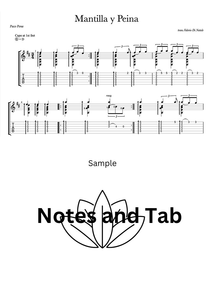 Mantilla y Peina by Paco Pena (Guajira) product image (2)