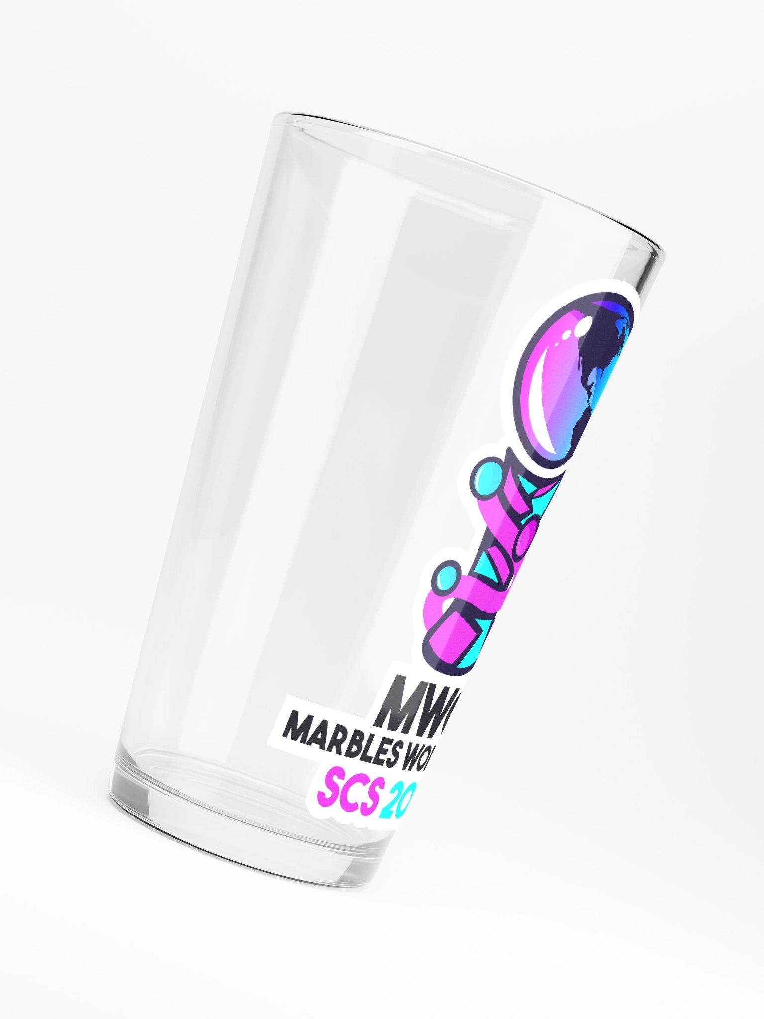 MARBLES WORLD CUP PINT GLASS product image (6)