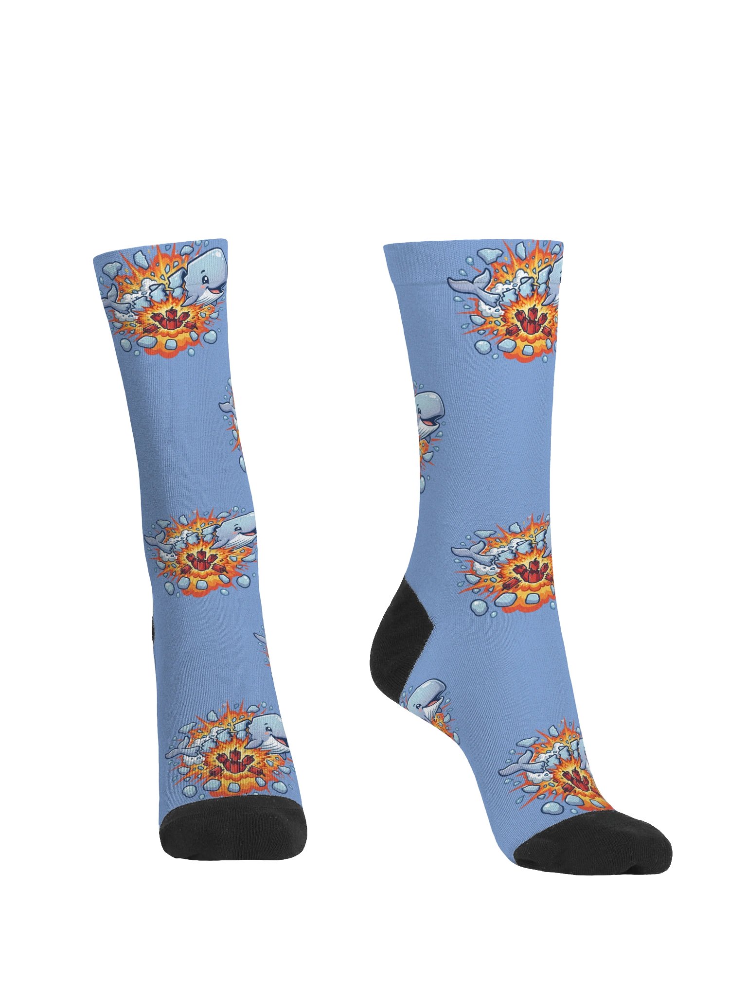 Explosive Whale Socks product image (2)
