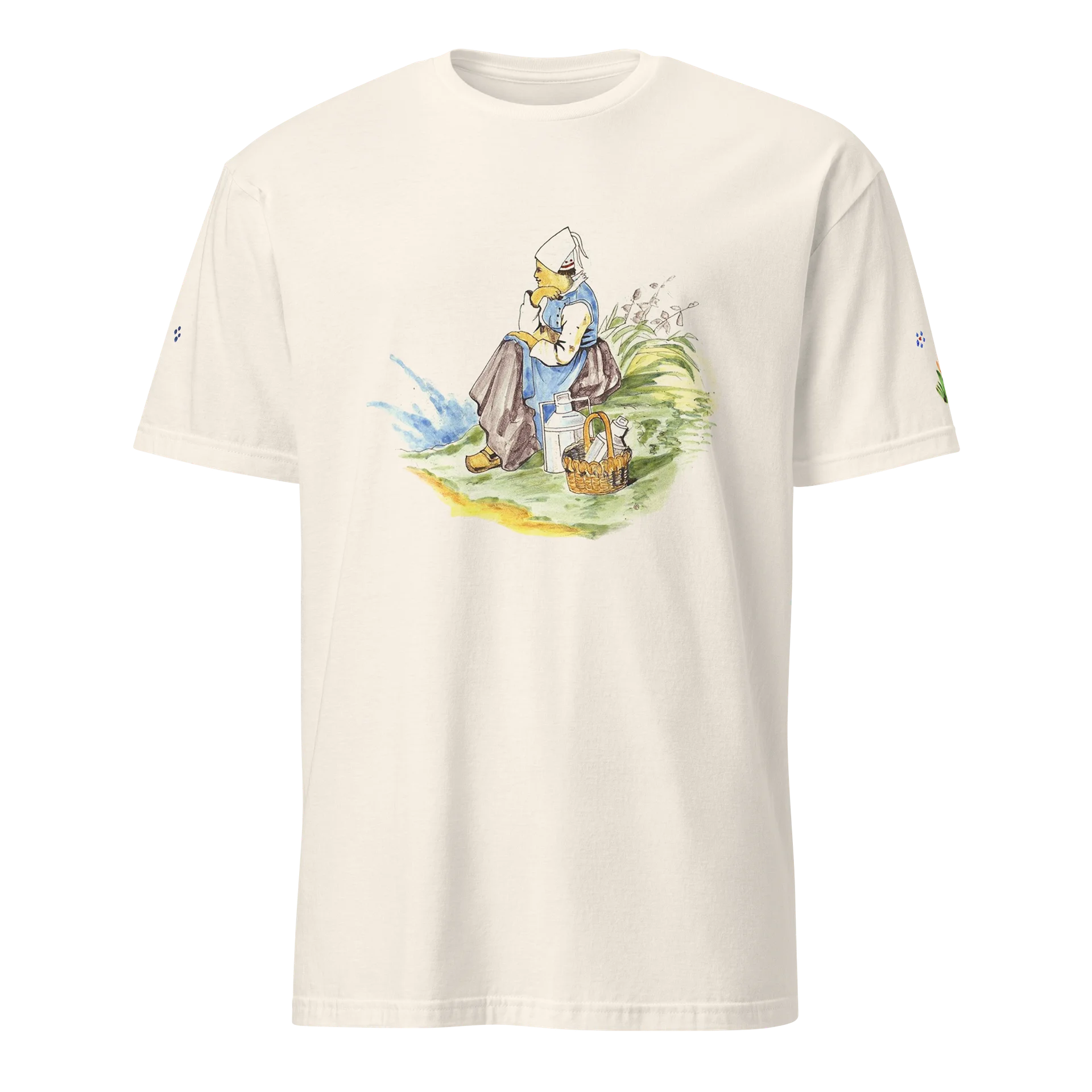 T-shirt Unisexe 100% Coton Faïence “La Laitière de Kerfeunteun” product image (1)