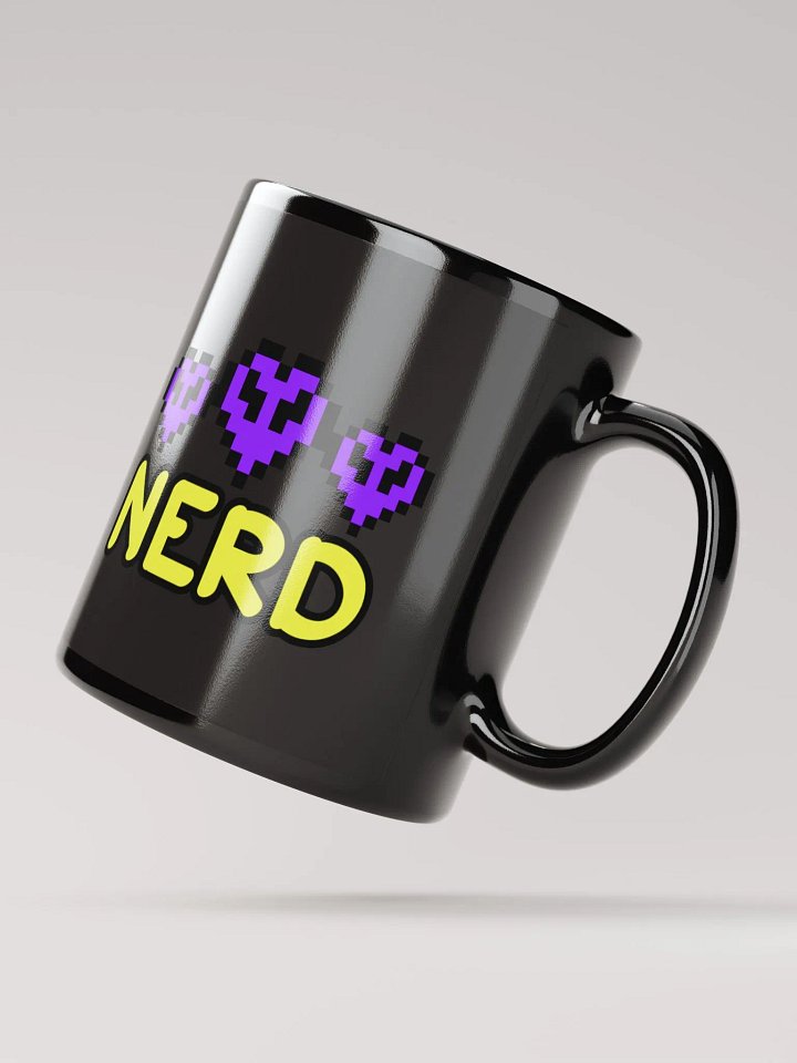 Hardcore Nerd black mug product image (2)