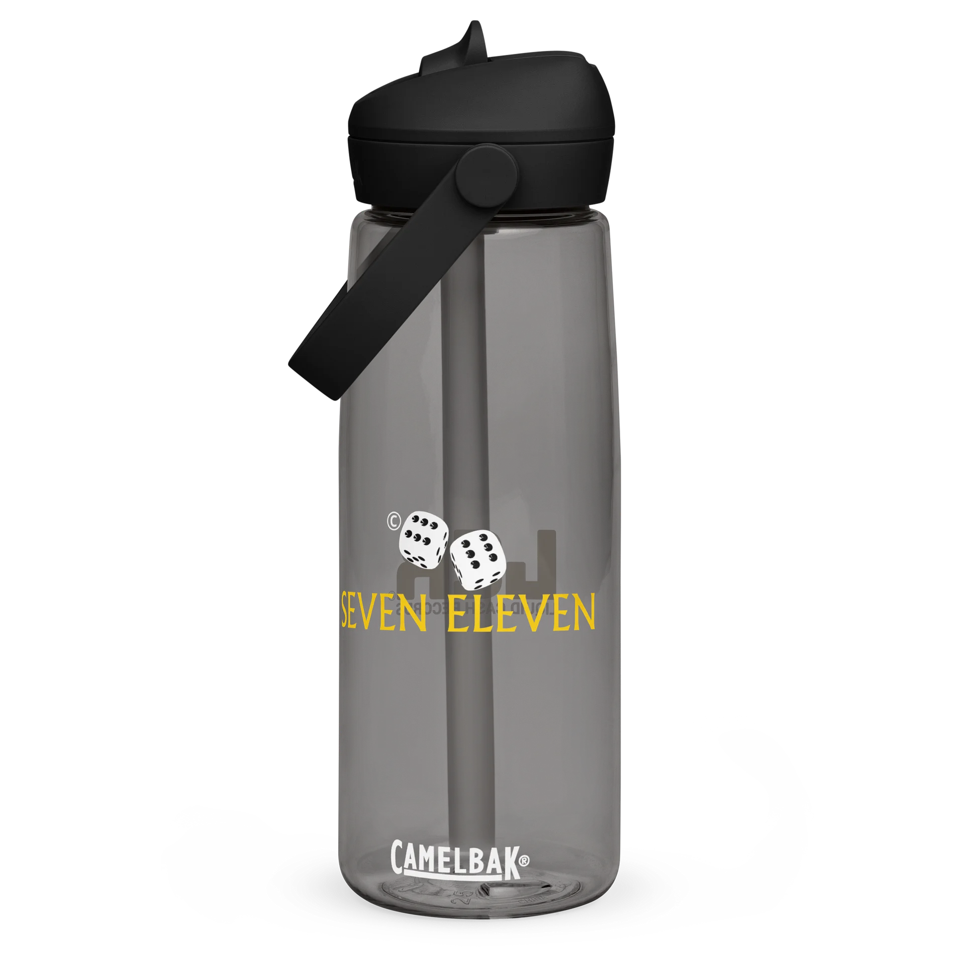 Seven Eleven Flip Straw Water Bottle product image (1)