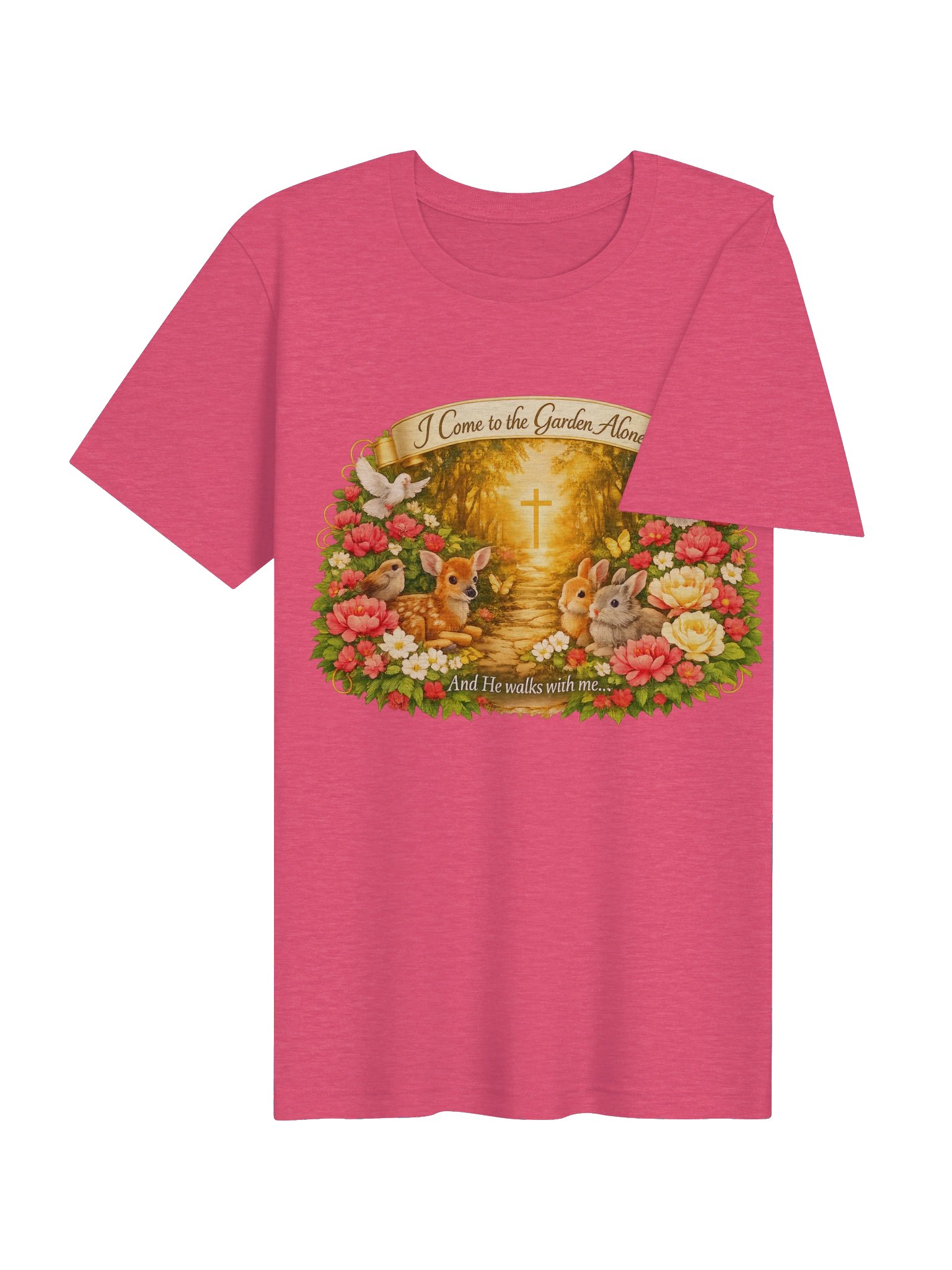 I Come to the Garden Alone Christian Tee product image (11)