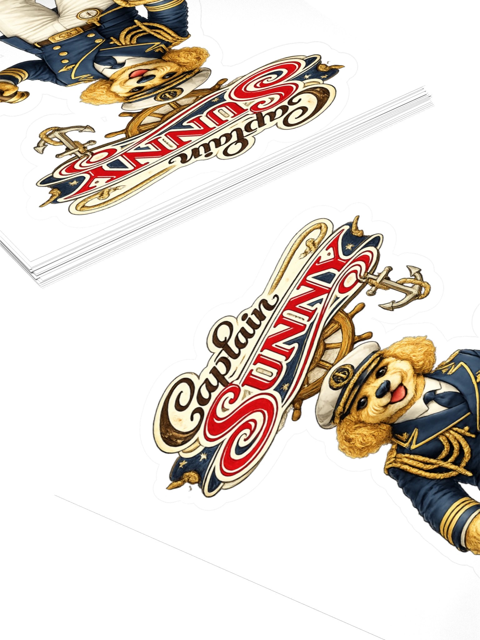 Captain Sunny Dog Sticker product image (4)