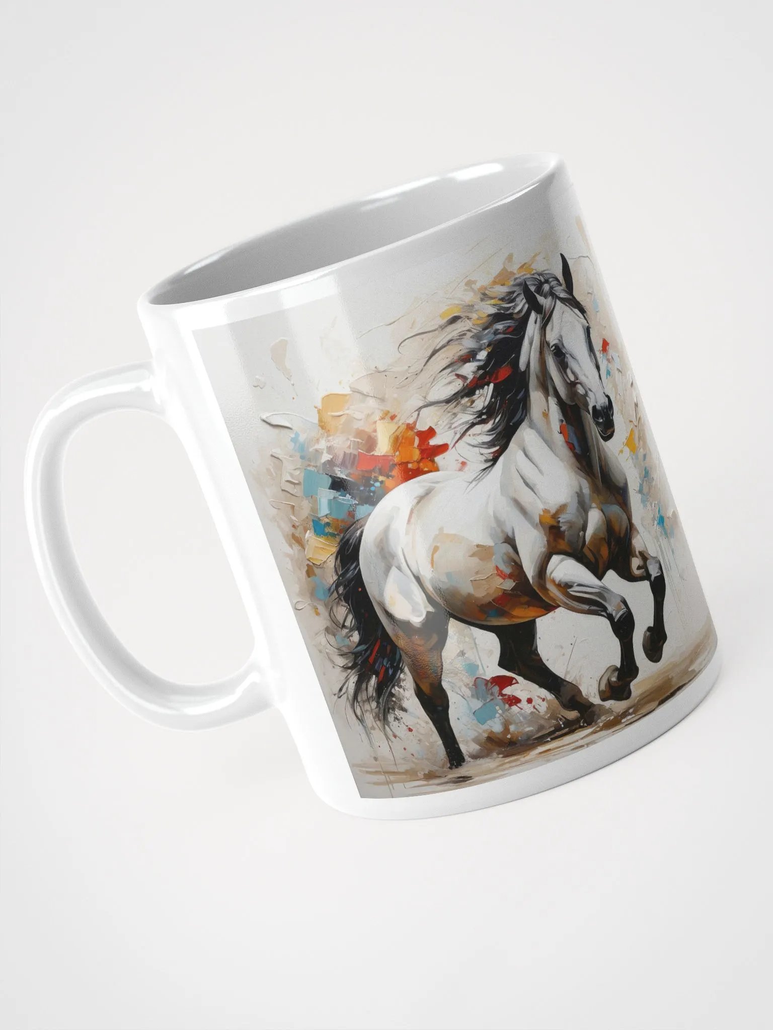 Freedom’s Run Ceramic Horse Mug product image (3)