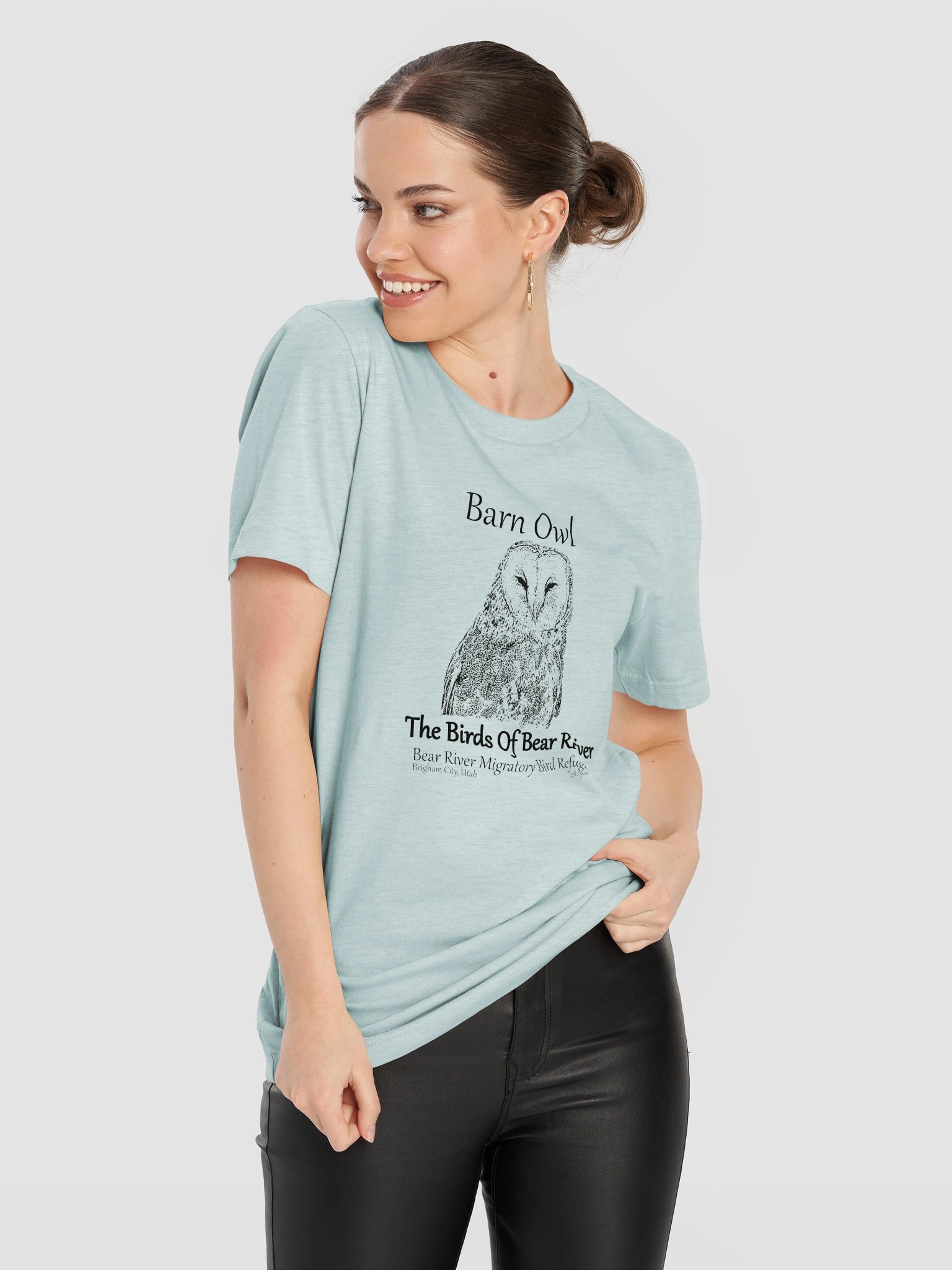 Birds of Bear River Barn Owl T-Shirt product image (123)