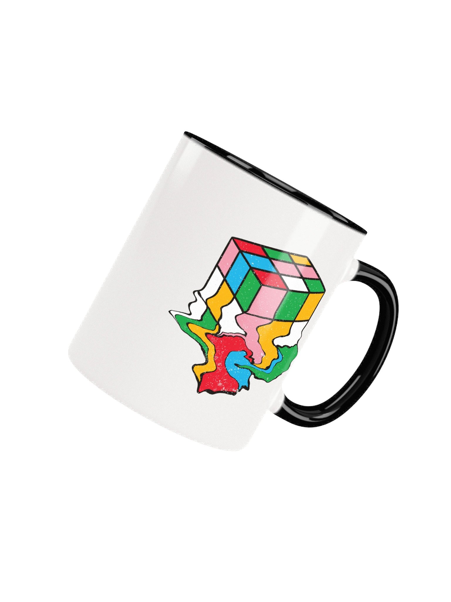 Melting Cube White Mug - Double Sided Print product image (8)
