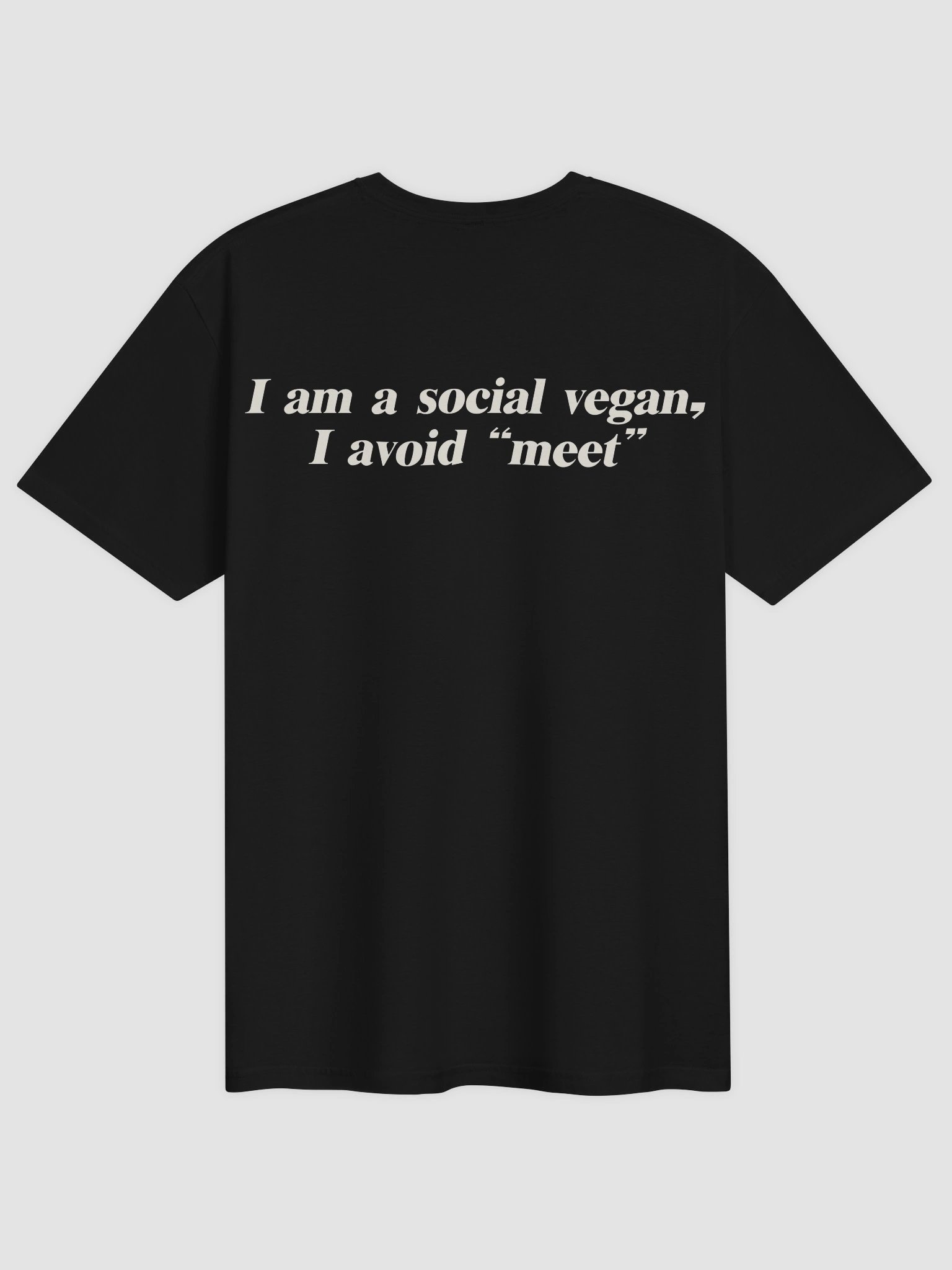 Social Vegan Funny Quote Tee product image (1)