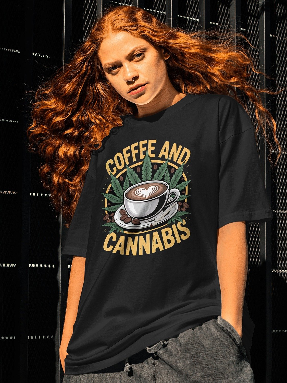 Coffee and Cannabis - Wake, Bake & Caffeinate - T-Shirt product image (2)