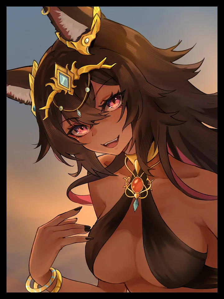 【Framed Poster】- Myun Sandstorm Goddess product image (1)