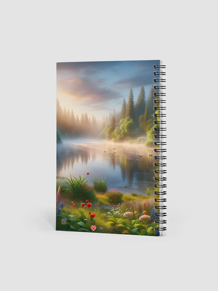 Morning Glow Spiral Doted Notebook product image (2)