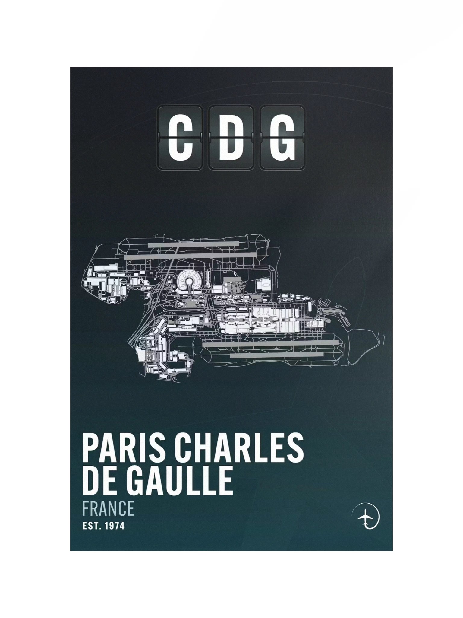 Paris CDG Poster product image (1)