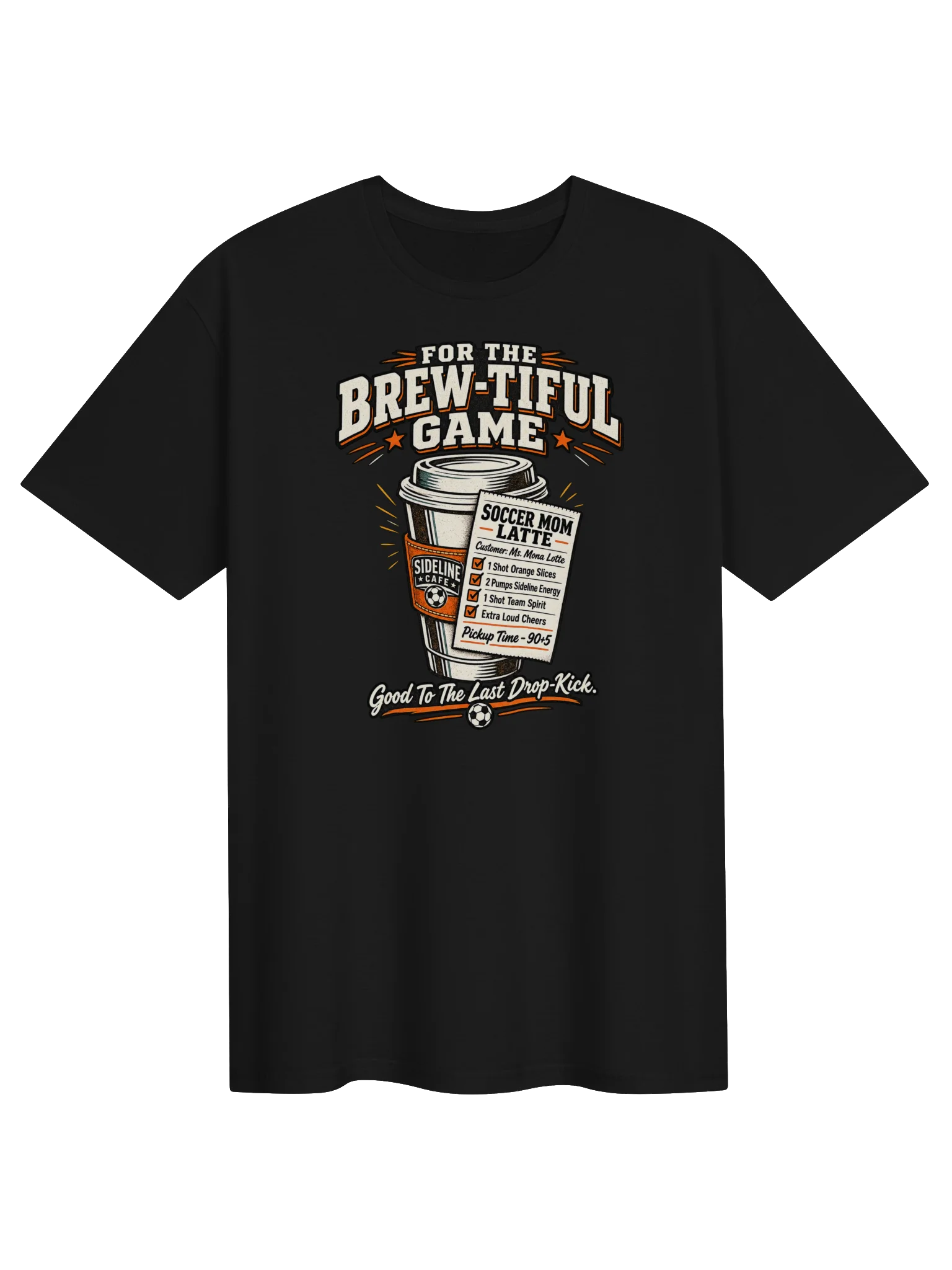 The BREW-tiful Game Soccer Coffee Tee product image (1)